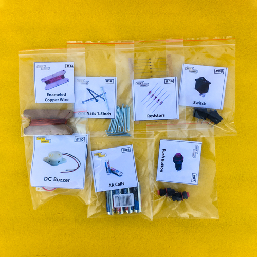 Science Box, Electricity and Circuits ITEMS