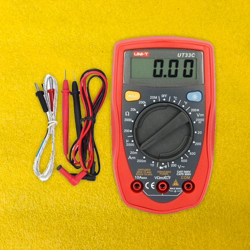 Multimeter UNI-T UT33C with Temperature Sensor
